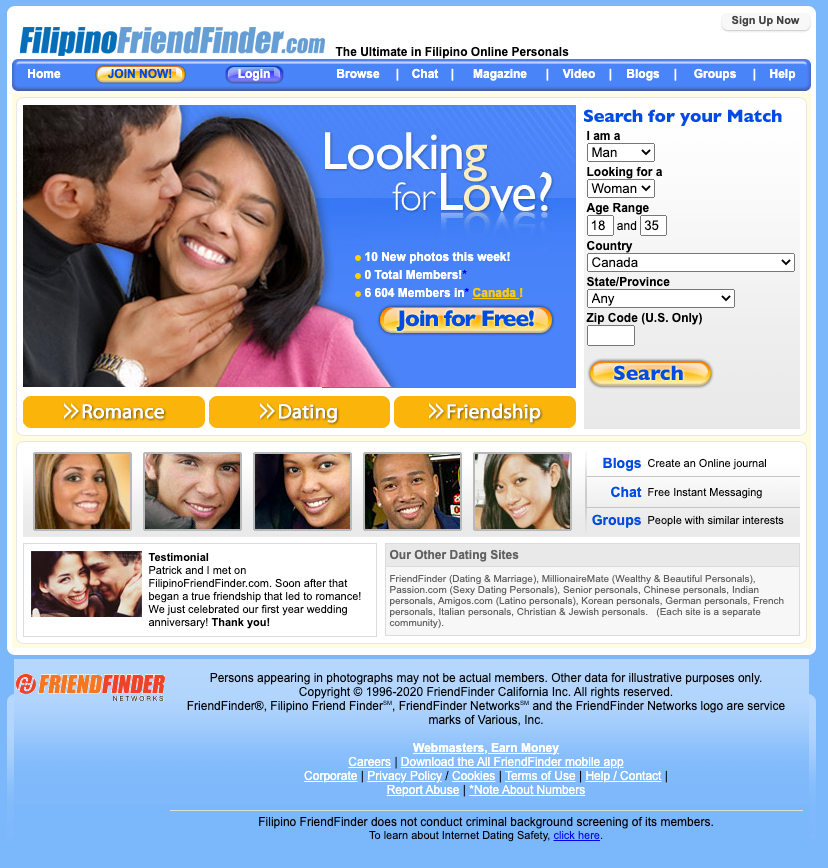 #5 FilipinoFriendFinder.com